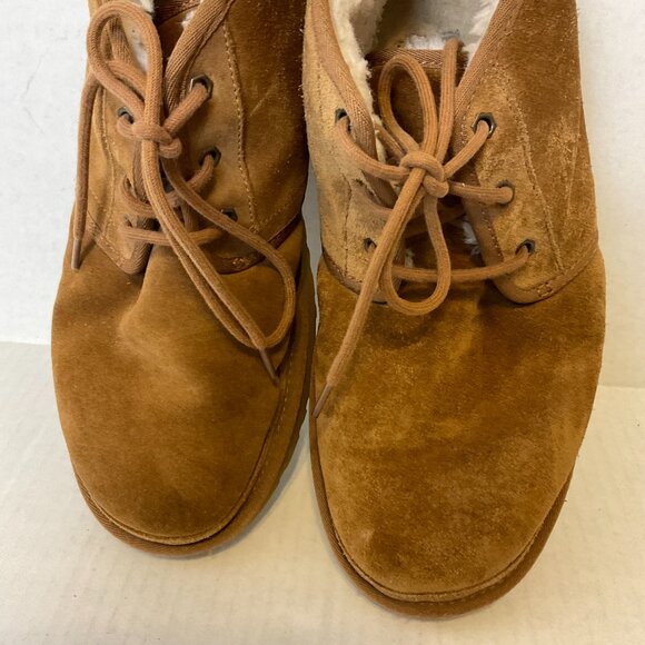 UGG Neumel Suede Men's Casual Shoe US 12 Brown Tan Lace Up - Picture 4 of 10
